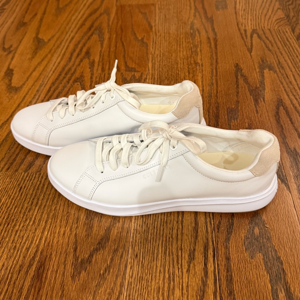 Cole Haan Grand Crosscourt Tennis 2.0 Sneaker with Cream Suede Back - Picture 5 of 7
